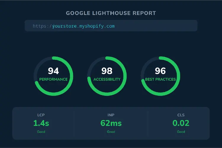 Full performance audit and Core Web Vitals fix